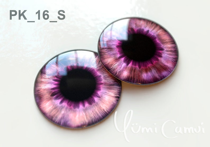 Custom Glass perfect fit eyechips by Yumi Camui Blythe Eye chips