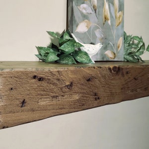 Fireplace Mantel Distressed Style