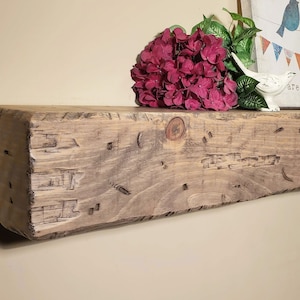 Fireplace Mantel, Floating Shelf, Rustic Mantel, Distressed Mantel, Farmhouse Mantel, Beach House Mantel, Rustic Beam, Fireplace mantle