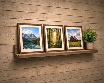 Estantería de pared flotante para cuadros