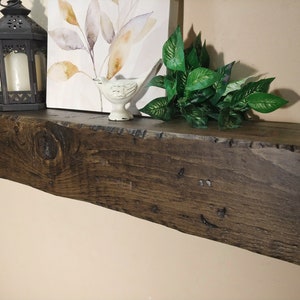 Fireplace Mantel Distressed Style