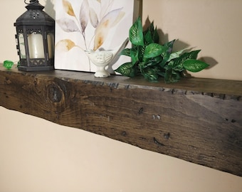 Fireplace Mantel Distressed Style