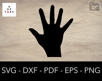 Download Hand Print Svg Etsy