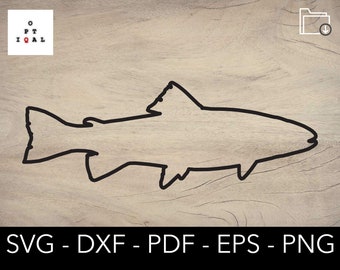 Download Fish Outline Svg Etsy
