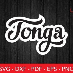Tonga Svg, Retro Tonga Svg, Islander Svg, Tongatapu Crest, Badge, Emblem, Seal, Clipart, Cricut, Pacific Islands, Png