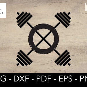 Barbell Svg, Workout Svg, Gym Svg, Kettlebell Svg, Exercise Svg, Fitness Svg, Crossfit Logo Svg, Weight Lifting Svg, Weights Svg, Strong Svg