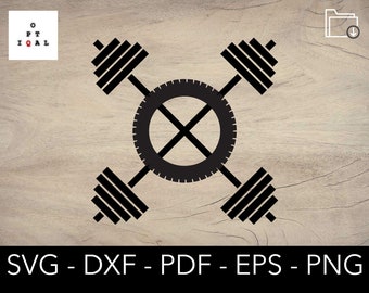 Barbell Svg, Workout Svg, Gym Svg, Kettlebell Svg, Exercise Svg, Fitness Svg, Crossfit Logo Svg, Weight Lifting Svg, Weights Svg, Strong Svg