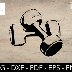 Dubmells Svg, Gym Svg, Aerobics Svg, Workout Svg, Running Svg, Zumba Svg, Crossfit Svg, Cut File - PNG - DXF - Cricut - Vector Clipart
