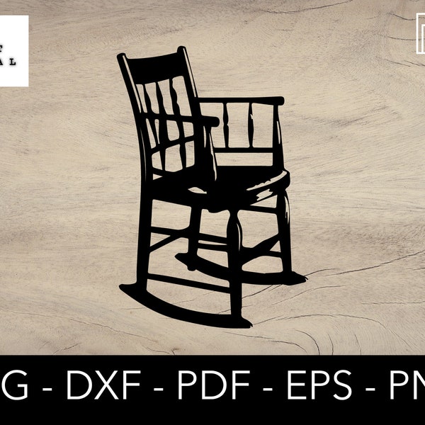 Rocking Chair Decal Etsy