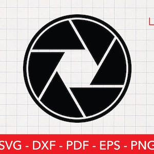 Magische Blende SVG, Verschluss PNG, Kamera Verschluss Datei, Fotografie Symbol, Fotograf Vektor, Verschluss geschnitten Emblem