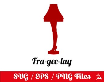 Christmas Story SVG - Fragile SVG - Fra Gee Lay Cut File - Ralphie SVG - Christmas Story Cricut - Christmas Vector - Christmas Clipart