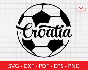 Croatia Svg, Soccer Png, Croatian Sticker, Zagreb, Logo, Football, Sport, Latin Clipart, Cricut, Europe, Shirt Design