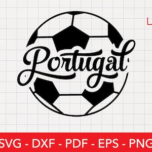 Portugal Svg, Soccer Ball Png, Portuguese Sticker, Lisbon, Logo, Football, Sport, Clipart, Cricut, Europe, Shirt Design
