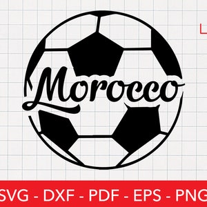 Maroc Svg, Ballon De Football Png, Autocollant Marocain, Casablanca, Logo, Football, Sport, Clipart Afrique, Cricut, Conception De Chemise