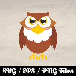 Owl SVG - Owl SVG File - Owl SVG Files - Owl Silhouette - Owl Cut File  - Owl Clipart - Owl Vector