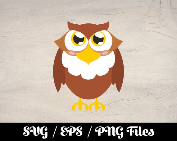 Owl Svg Owl Svg File Owl Svg Files Owl Silhouette Owl Etsy