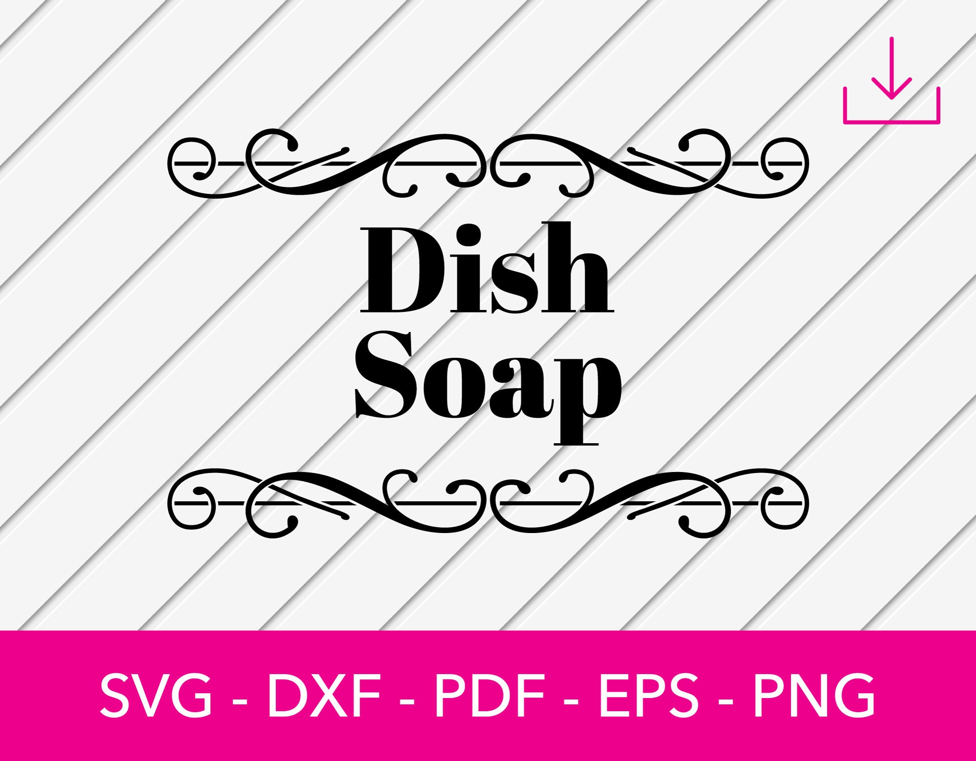 Dish Soap Label Svg Dish Soap Logo Svg Dish Soap Svg Etsy