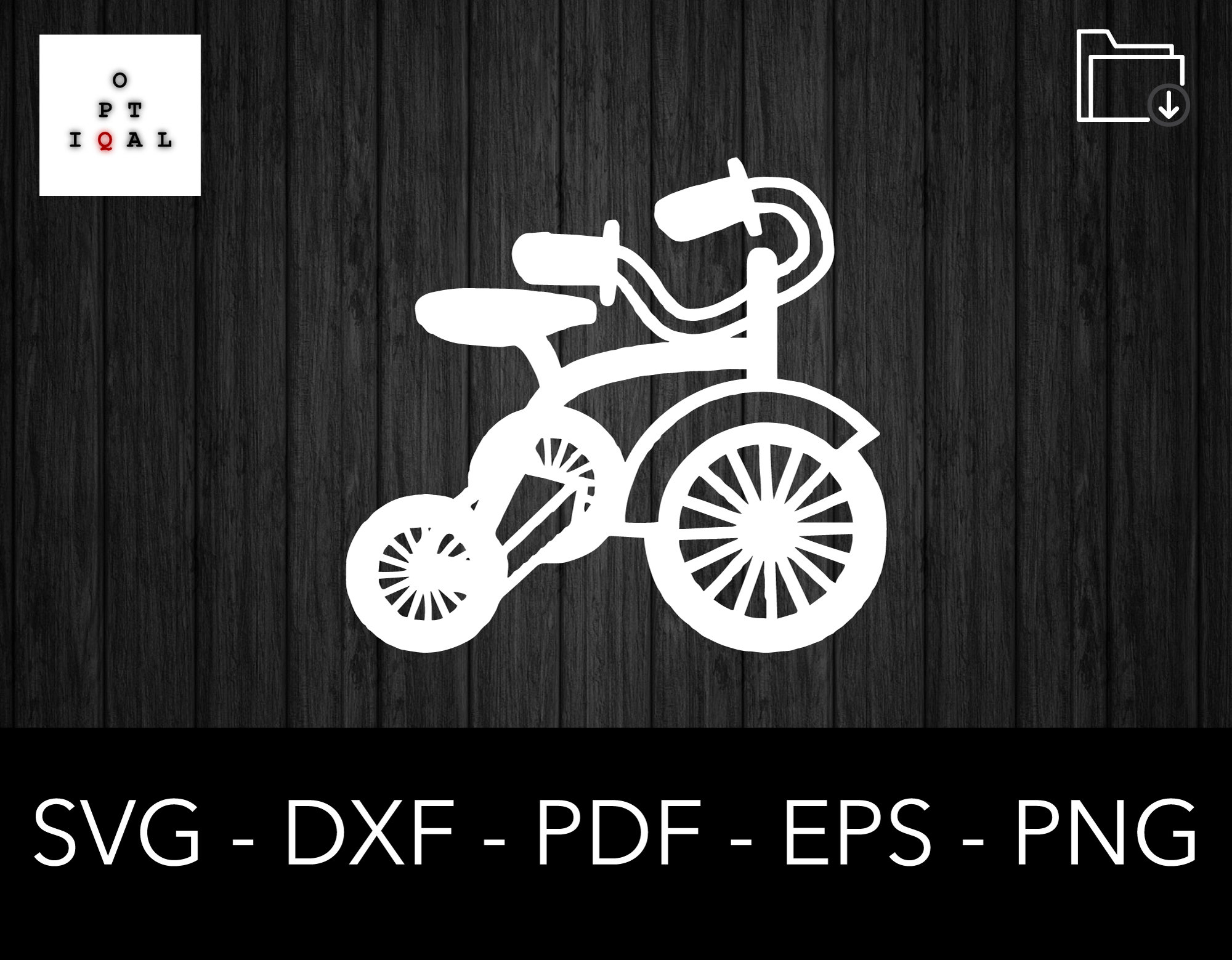 Tricycle Svg Trike Svg Bicycle Svg Shape Sticker Vector Etsy