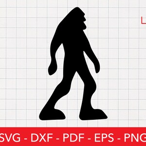 Bigfoot Svg, Yeti Png, Sasquatch Clipart, File Cricut, Logo, Design camicia, Sublimazione, Big Foot, Campeggio, Montagna