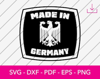 Made in Germany SVG, DXF Cricut Vektor Clipart kommerzielle Lizenz