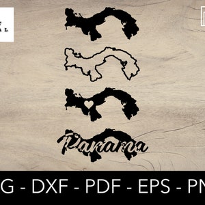 Panama Svg Bundle, Panama Map Svg, Panama Shape Svg, Latin America Svg, Latino Png, Cricut File, Clipart, Shirt Design