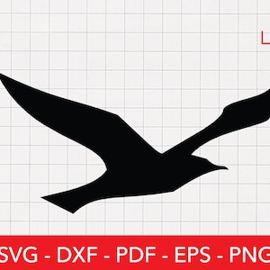Gabbiano Svg, Gabbiano Svg, Spiaggia Svg, Oceano Svg, Brid Svg, Cricut, Design camicia, Decalcomania logo, Clipart, Png
