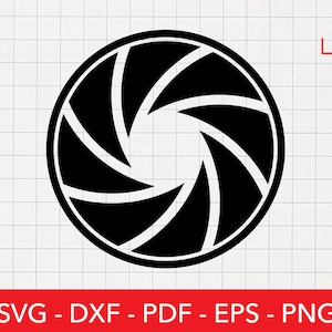Magische Blende SVG, Verschluss PNG, Kamera Verschluss Datei, Fotografie Symbol, Fotograf Vektor, Verschluss geschnitten Emblem