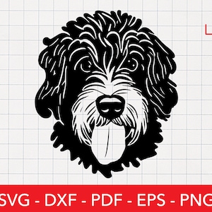 Goldendoodle, Hund Mama SVG, Welpe, niedliches Tier Png, Shirt Design, Cricut Datei, Logo Aufkleber, Haustier Clipart, Hundeliebhaber