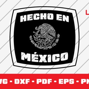 Mexico Svg, Mexico Seal Svg, Made in Mexico Svg, Born in Mexico Svg, Hecho en Mexico, Latino, Cricut File, Shirt Design