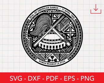 Set Of American Samoa Flag In Shield Shape Stock Illustration