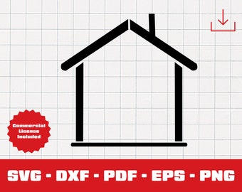 House Svg, Roof Frame Vector, Home Logo , Real Estate Symbol, Residence ...