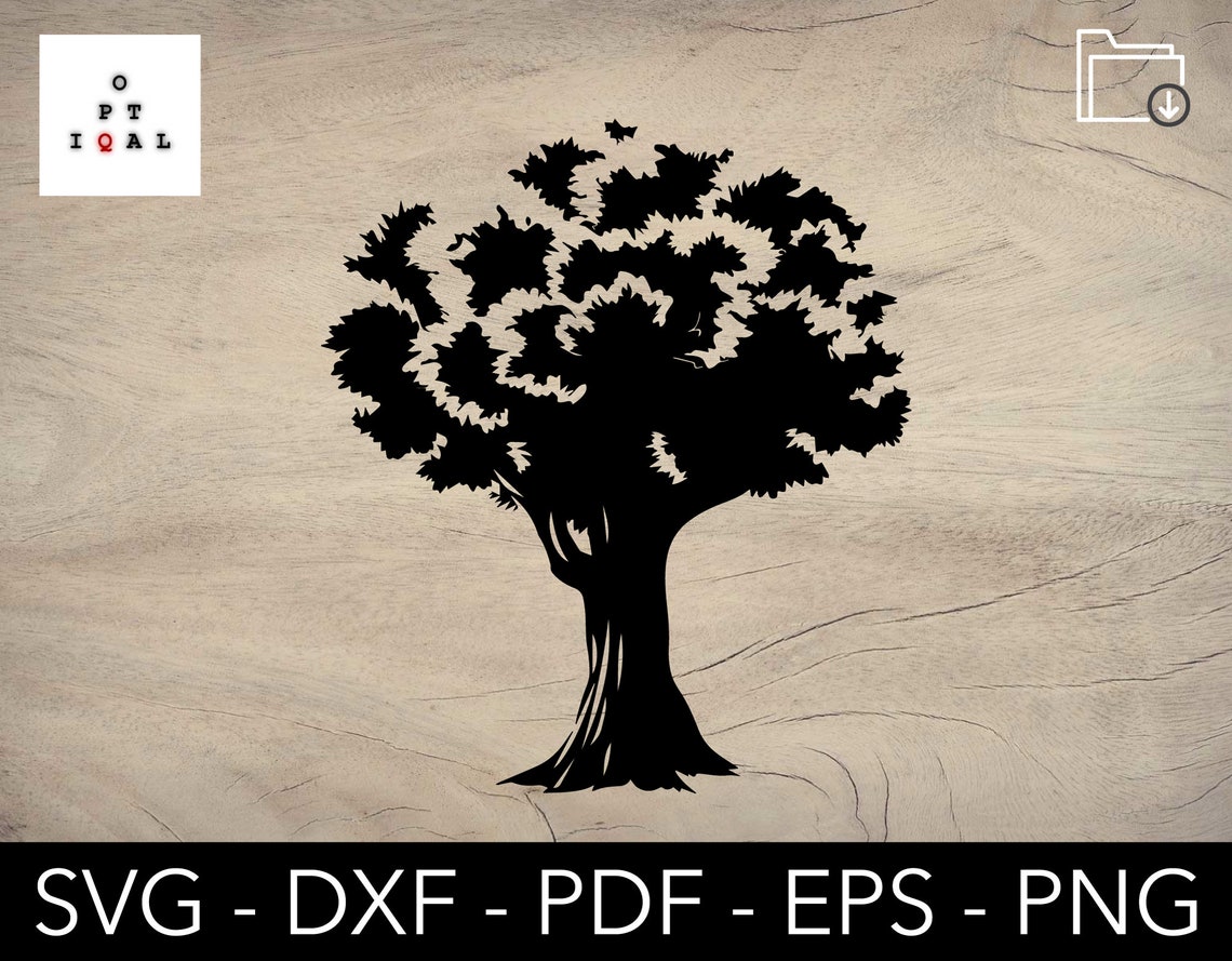 Tree Svg Oak Sapling Vector Maple Shrub File Genealogy - Etsy