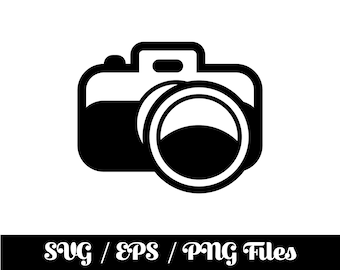 Camera SVG - Photography SVG - Photographer SVG - Camera Cut File - Camera Vector - Camera Clipart - eps, dxf, pdf, png