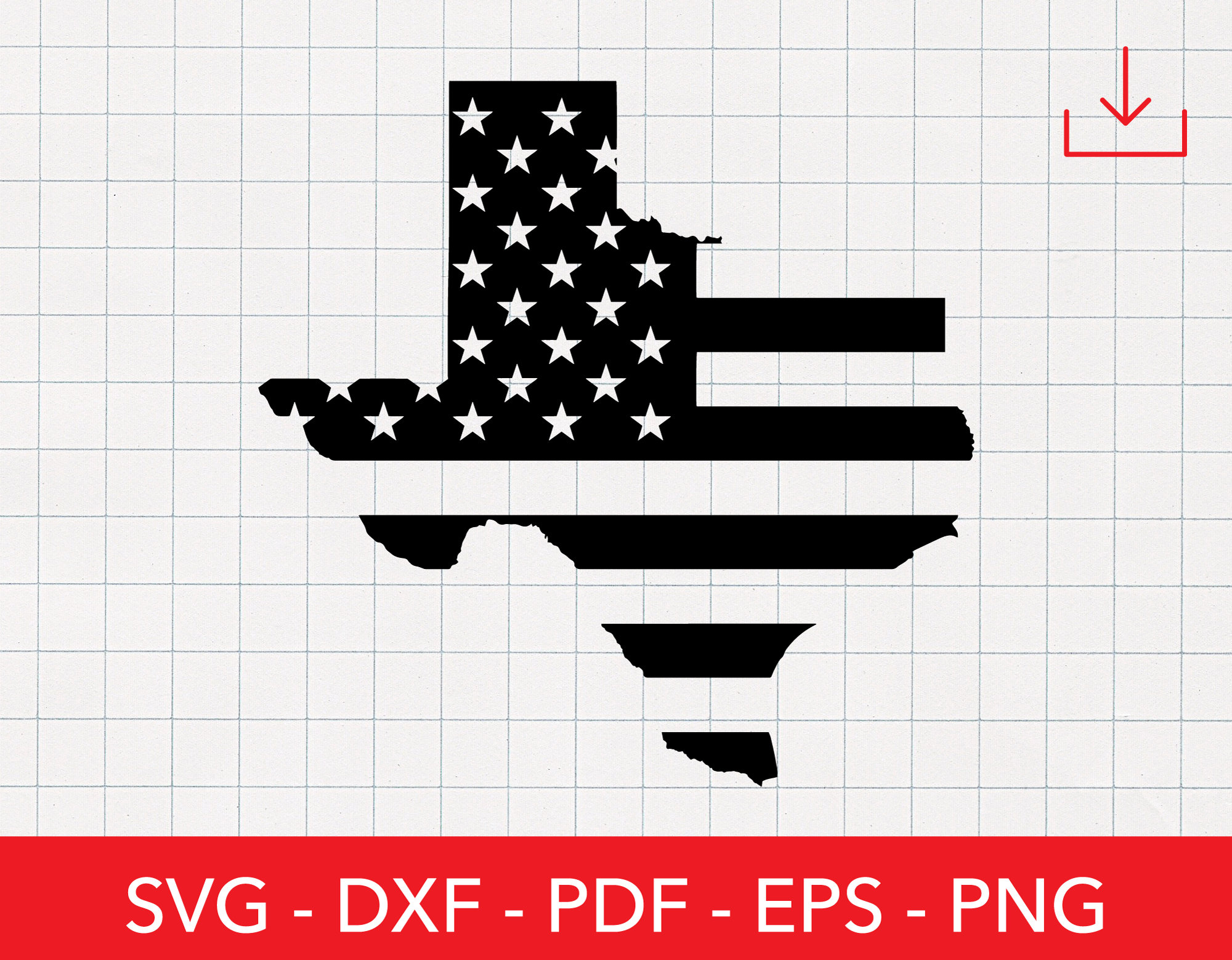 Buy Texas Svg Texas Map Svg Texas USA Flag Map Svg Patriotic Online in ...