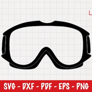 May include: Black ski goggles with a wide, rounded frame and a single lens. The goggles have a simple, classic design.