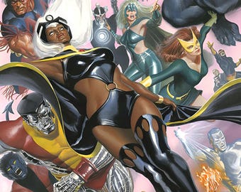 Uncanny X-Men Vinyl coated canvas poster 36" x 24"