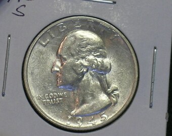 1945 quarter silver
