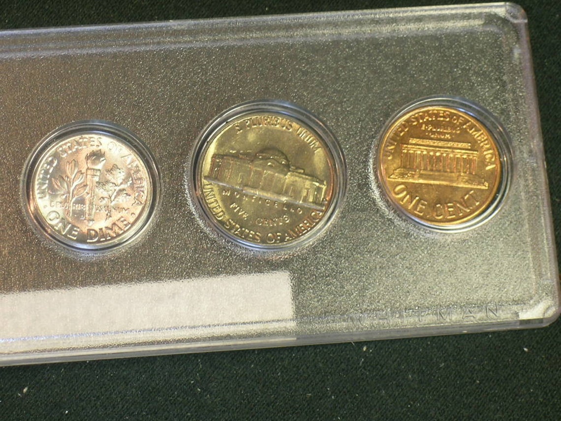 1961 D Choice Uncirculated Coin Year Set Vintage 5 Coin Set Etsy
