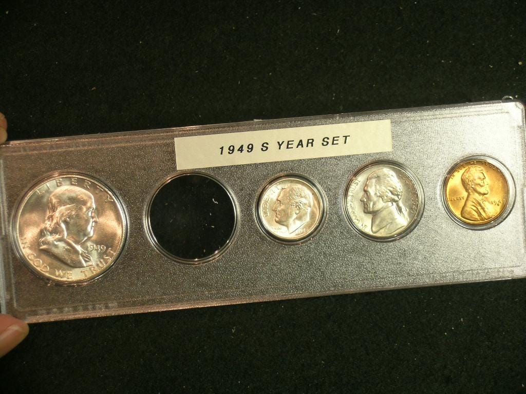1949 Proof Coin Set - Etsy