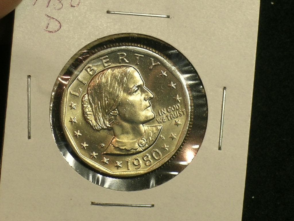 1980 D BU Susan B Anthony Dollar - - Nice Uncirculated Coin SBA (A3)