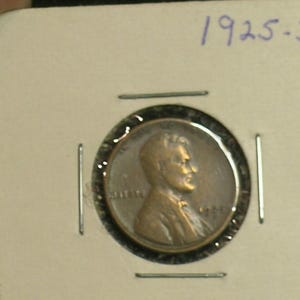 1925-S Sharp Lincoln Cent -- Semi Key-Date Penny  (A11)
