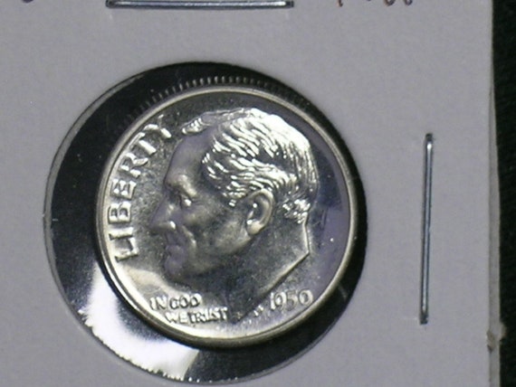1950 Proof Roosevelt Dime With Luster - (AD9-22) - Etsy