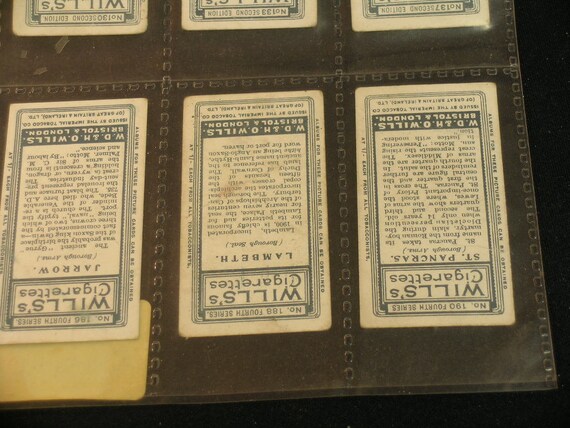 Set of Cigarette Cards - Wills Cigarettes