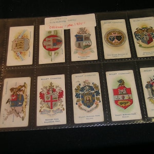 set of cigarette cards - WILLs Cigarettes