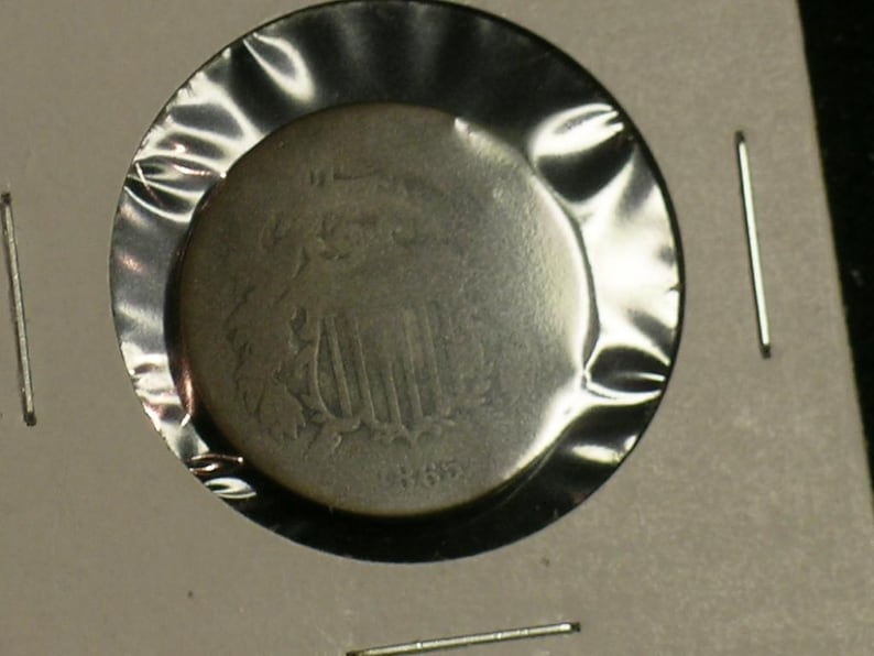 1865 Two Cent Coin - - Type Coin - Civil War Era - (A5-5) - Etsy