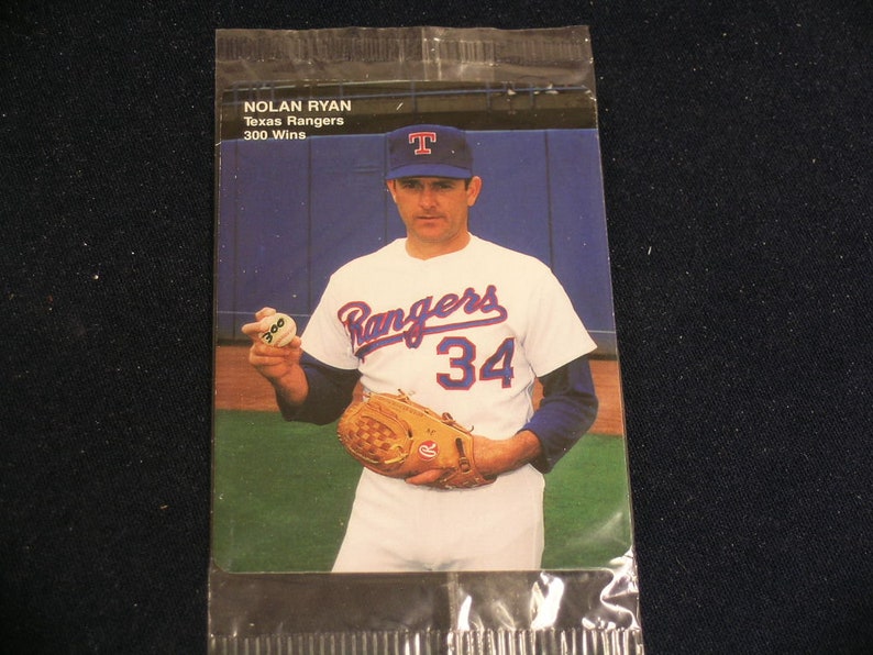 1991 Mothers Cookies Nolan Ryan Sealed 4 Baseball Card Etsy