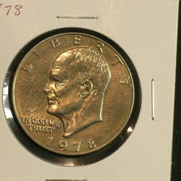 1978 Unc Ike Dollar -   Eisenhower Coin   (AE9)