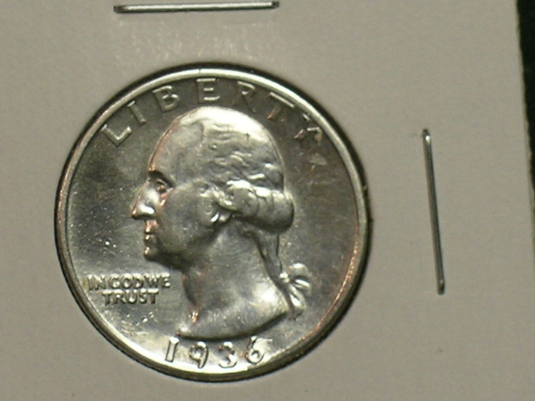 Sharp Coin 1936 Sharp Washington Quarter Silver Coin Cleaned AE3-33 - Etsy
