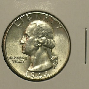 1944 Sharp Washington Quarter  -   (AE5-66)