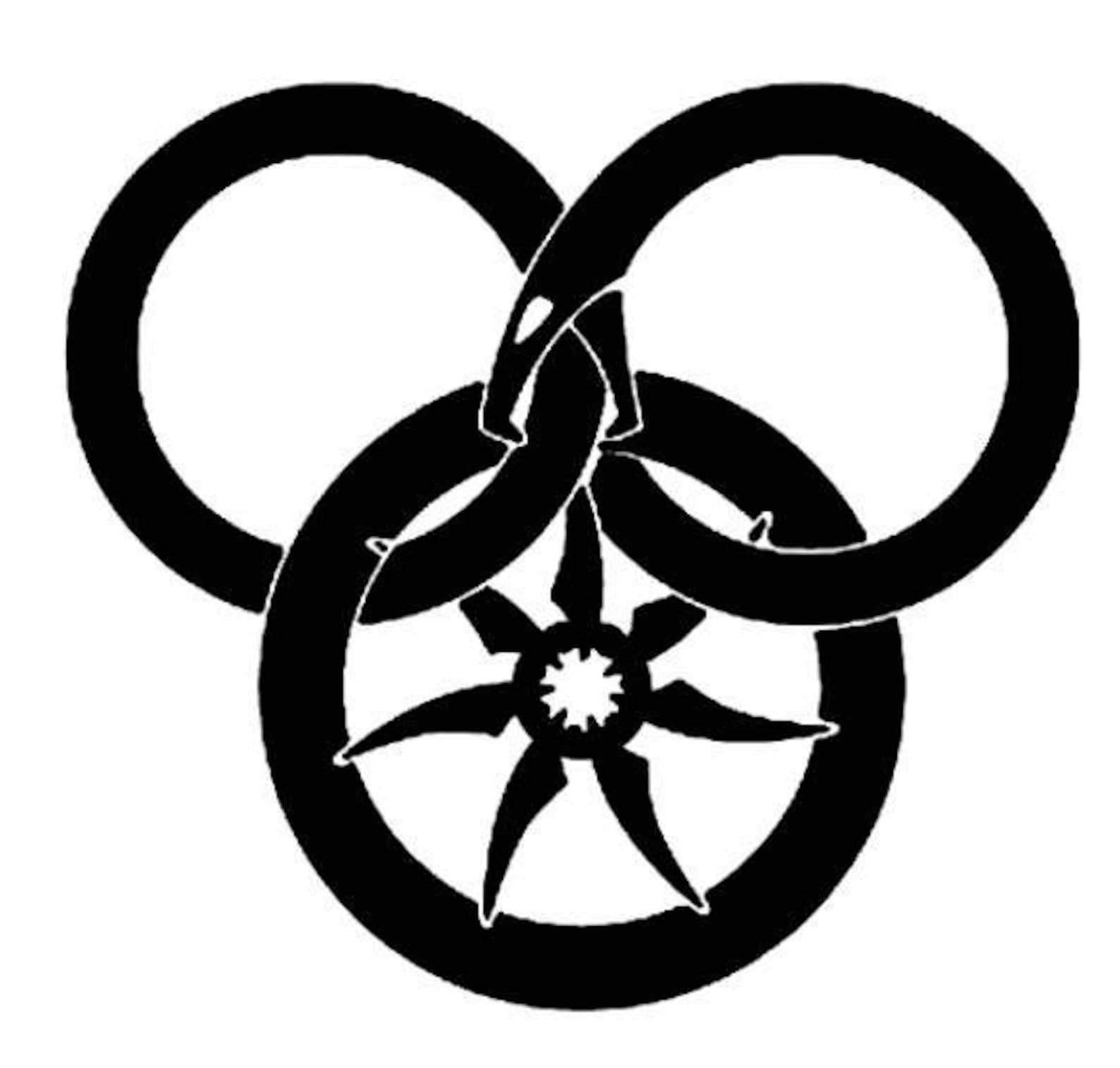 Wheel of Time Symbol Vinyl Decal Robert Jordan Aes Sedai Etsy